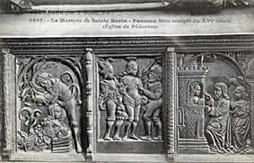 Martyre de Ste-Barbe, église de Pédernec