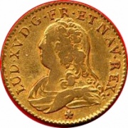 Louis d'or 1740, valeur 24 livres