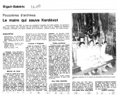 Ouest-France, édition de Quimper, 22 janvier 1988