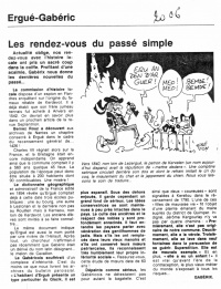 Ouest-France, édition de Quimper, 20 juin 1986
