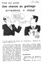 Ouest-France, édition de Quimper, 15 décembre 1986