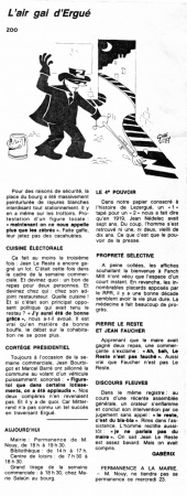 Ouest-France, édition de Quimper, 23 octobre 1985
