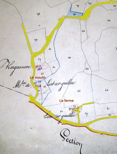 Lost-ar-Guillec en 1835