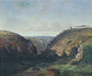 Vue de la vallée de Stangala, 1861, Louis NOEL, Musée des Beaux-arts de Quimper