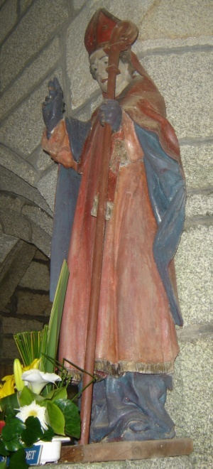 saint Maudez en la chapelle St-Guénolé d'Ergué-Gabéric