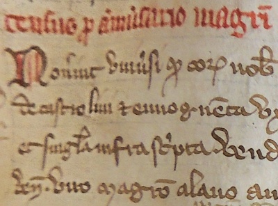 Folio 35, Cartulaire 51 de la BnF-Richelieu