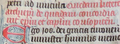 Folio 4, Cartulaire 56 de la BnF-Richelieu