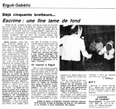 Ouest-France, édition de Quimper, 31 janvier 1984