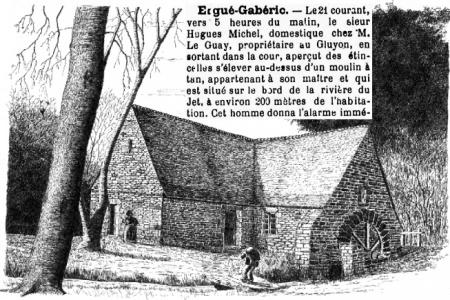 « Moulin du Cleuyou sur le Jet en Ergué-Gabéric », Jean Istin 2002
