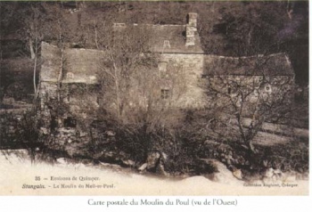carte postale du moulin