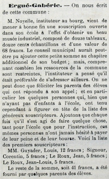Le Finistère, 23.07.1880