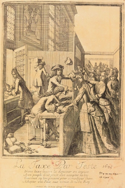 Recueil de modes - tome 3, 1750, BNF, lithographie n° 75