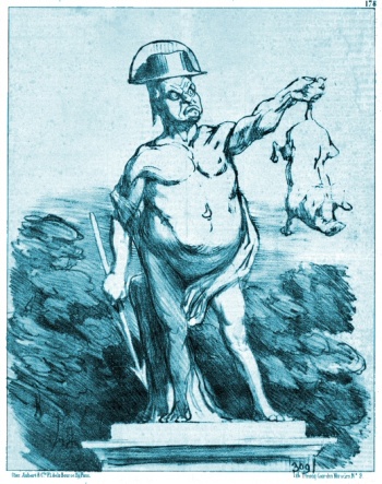 « Projet d'une statue à élever à Odilon Nimrod », Honoré Daumier, 1851 