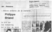 Ouest-France, édition de Quimper, 17 novembre 1984