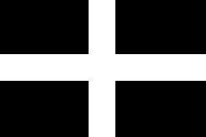 drapeau de saint Piran