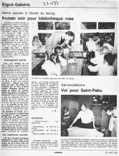 Ouest-France, édition de Quimper, 23 juin 1987