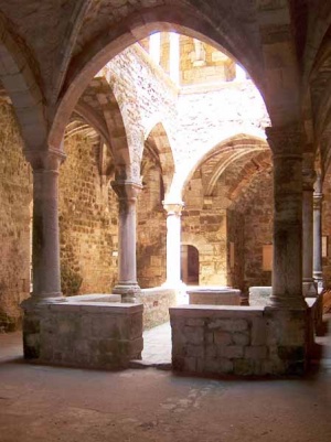 Abbaye fortifiée de Lérins. Île Saint Honorat.