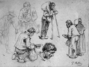 "Mendiants" de Paul Mathey (1923)