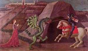 saint Georges terrassant le dragon de Paolo Uccell