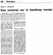 Ouest-France, édition de Quimper, 27 février 1988