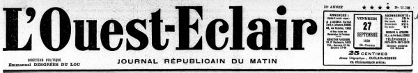 Ouest Eclair 27 09 1929